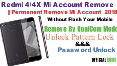 Redmi 4 Mi account Remove Mi account Solution