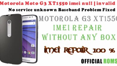 Motorola XT1550 IMEI Repair - XT1550 Method 5 Motorola Moto G 3rd Generation (XT1550) IMEI Repair without box