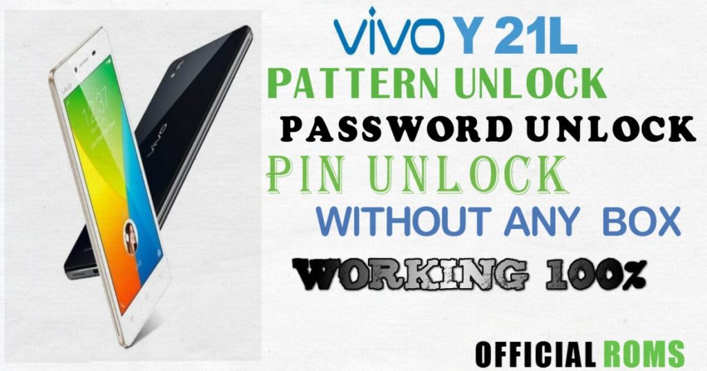 Vivo Y21L Pattern Unlock password Unlock Pin Unlock Without Flashing
