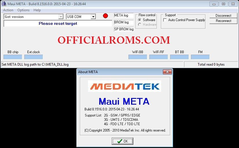 Maui Meta ver 9.1604.02.00 Imei Repair Tool Free Download (MTK)