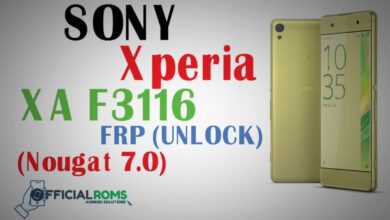 Sony Xperia XA (F3116) Frp Bypass and Android One Click
