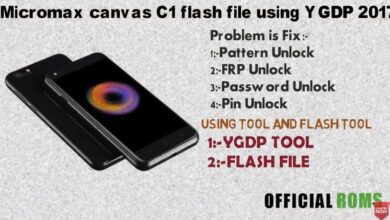 Micromax canvas C1 flash File using by YGDP tool 2024