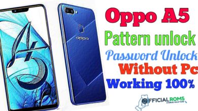 Oppo A5 CPH1809 Pattern Unlock Password Unlock 2024