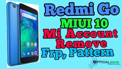 Xiaomi Redmi Go pattern unlock FRP unlock Mi Account Reset