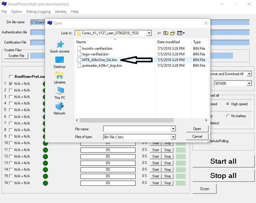How to use SP MultiPort Download Tool 4 How to use SP MultiPort Download Tool