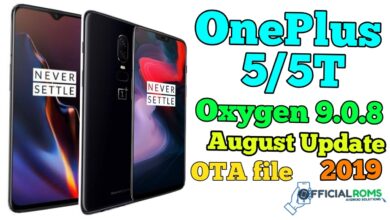 OxygenOS 9.0.8 for OnePlus 5/5T: August 2019 Patch 2 OxygenOS 9.0.8 for OnePlus 5/5T: August 2019 Patch
