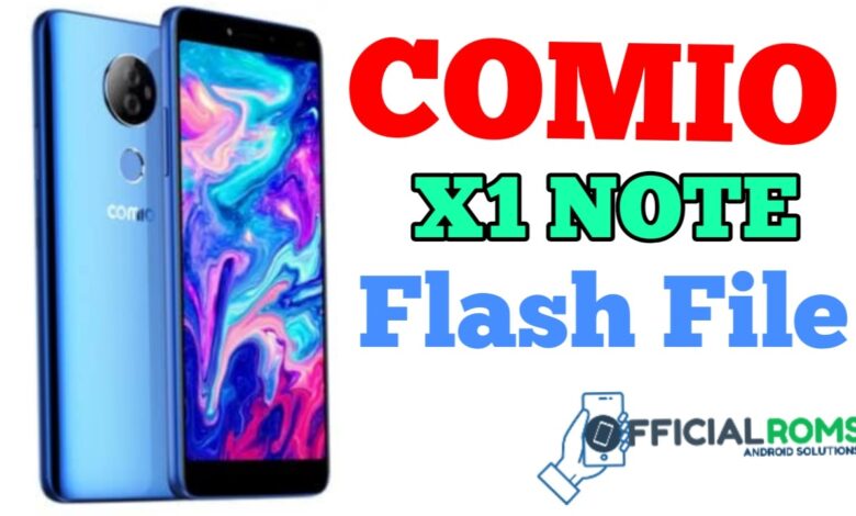 Comio X1 Note Flash File (Stock Rom) 2024