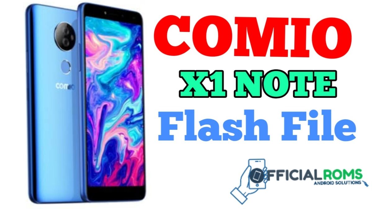 Comio X1 Note Flash File (Stock Rom)