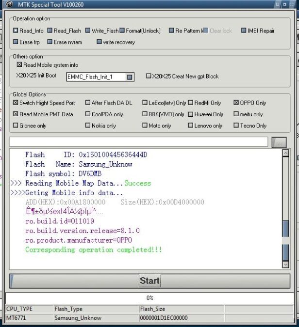 Oppo A7x User Lock Remove Using MRT