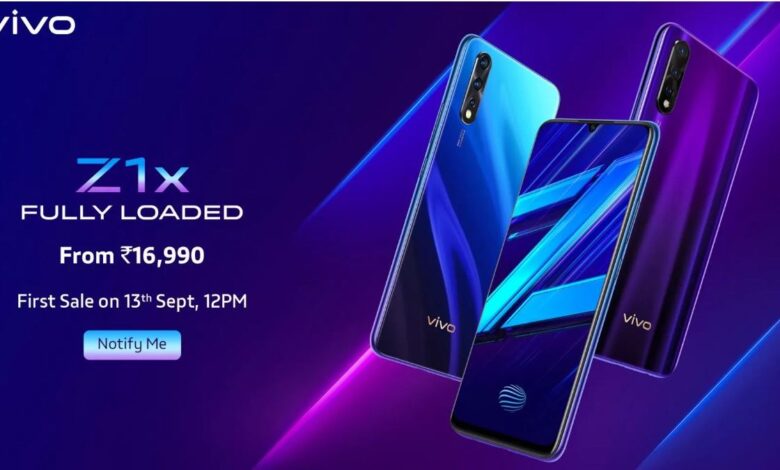 New vivo Z1x - Fully Loaded | Sale On 13th October, 12 PM
