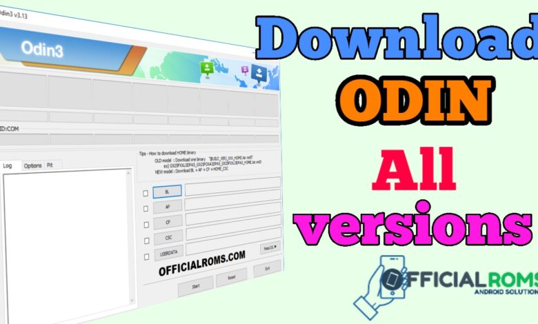 Download Odin Flash Tool (All Versions)