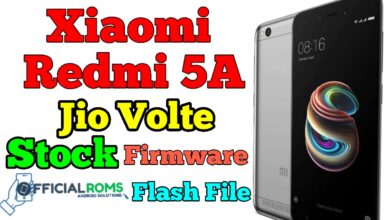 Xiaomi Redmi 5A Jio volte Stock Firmware (flash file)