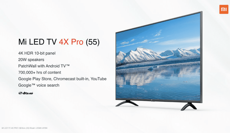 Mi TV 4X 65-inch, Mi TV 4X 50-inch and Mi TV 4X 43-inch launched in India