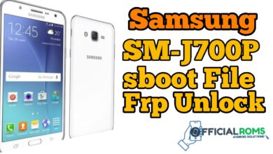 Samsung Galaxy J7 SM-J700P ENG Boot File Frp