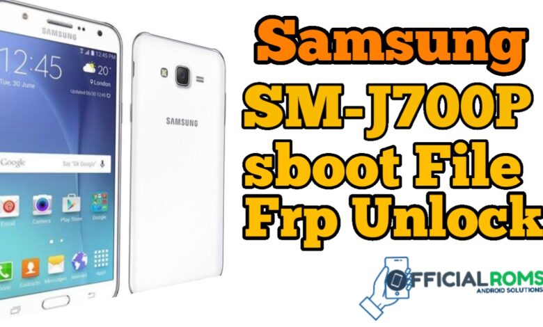 Samsung Galaxy J7 SM-J700P ENG Boot File Frp