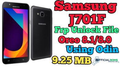 Samsung J701F FRP unlock Oreo 8.1 Without Flash Using Odin(7.25MB)