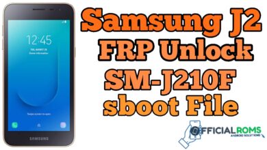 Samsung J2 FRP Unlock SM-J210F ENG Boot File 2024