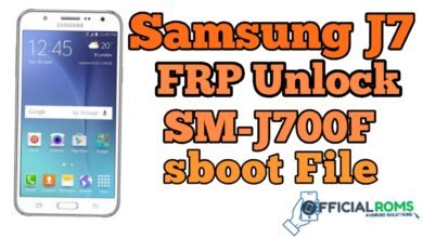 Samsung J7 FRP Unlock-SM-J700F ENG Boot File Bypass