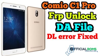 Comio C1 Pro Frp Unlock Using Sp Tool (DA File) 2 Comio C1 Pro Frp Unlock Using Sp Tool (DA File)