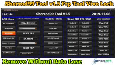 Sherzod99 Tool v1.5 Frp Tool Vivo Lock Remove Data Lose