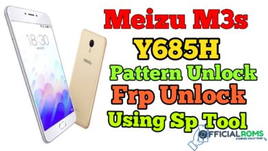 Meizu m3s Y685h Pattern & Password Remove 2024