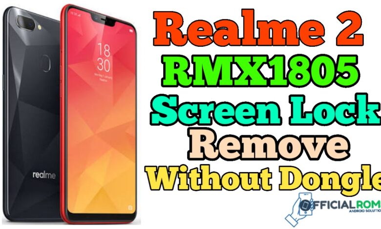 Realme 2 RMX1805 Screen Lock Remove 2024