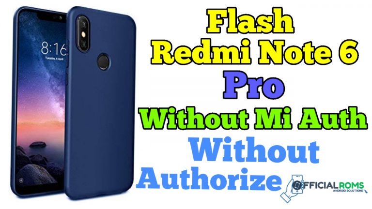Redmi note 6 Pro Mi Account Remove