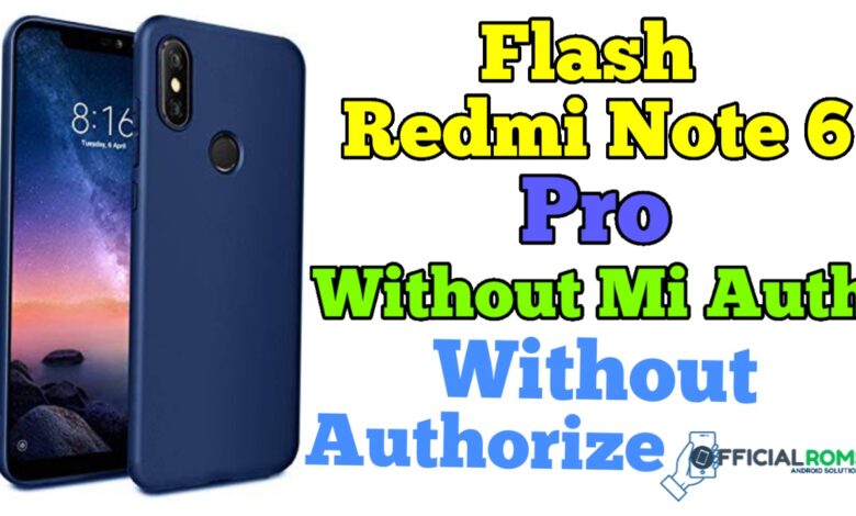 Redmi note 6 Pro Mi Account Remove