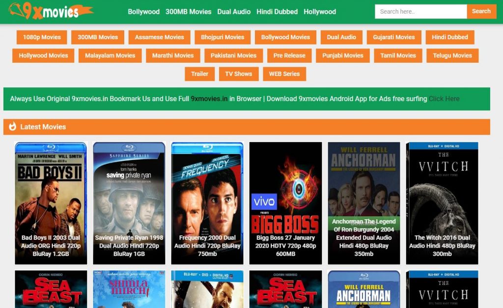 9xmovies 2021 Download Series Hindi Dubbed Hollywood Movies 9xmovie