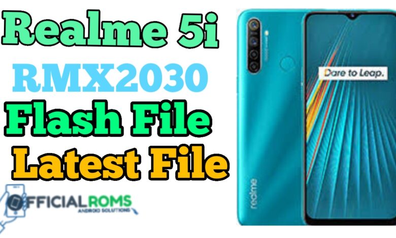 Realme 5i RMX2030 Flash File (Stock Rom) Latest File