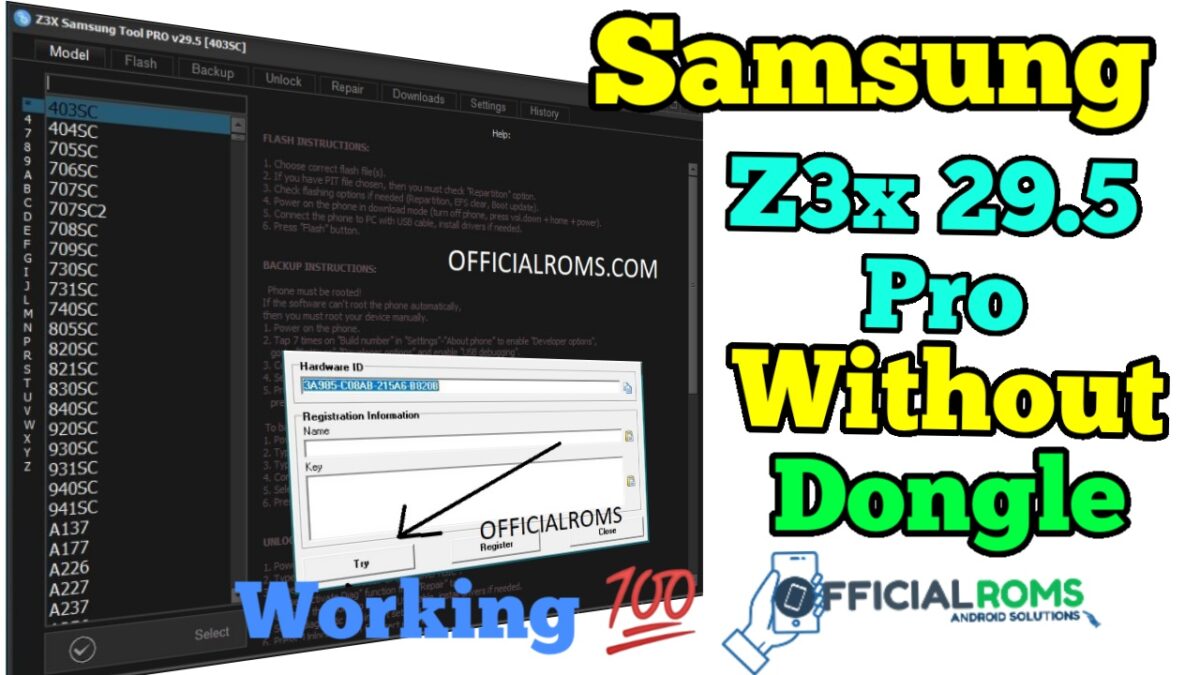 Download Z3X 29.5 Samsung Tool Pro without Dongle Working 100%
