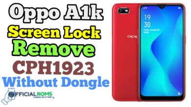 Oppo A1k Screen Lock Remove CPH1923 Without Any Box Frp Remove