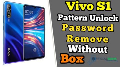 Vivo S1 Pattern Unlock