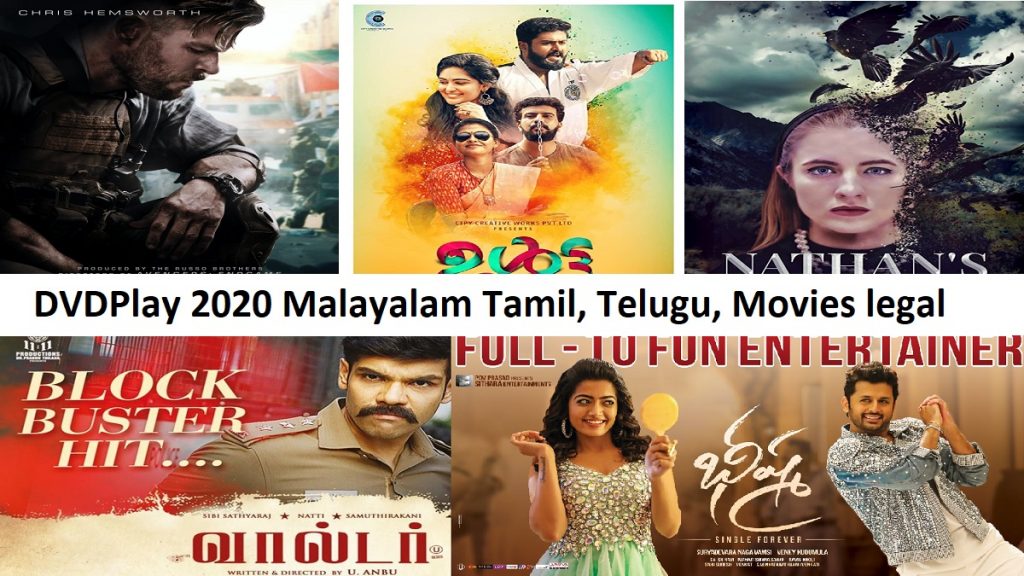 DVDPlay 2020 Malayalam Tamil, Telugu, Movies legal