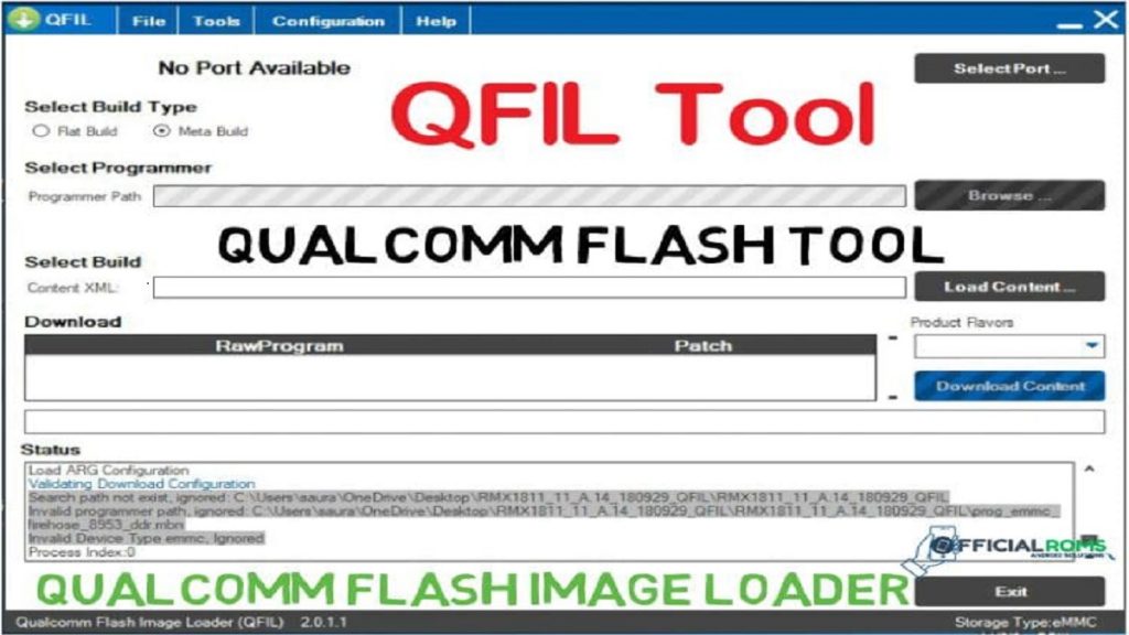 Download Qualcomm Flash Image Loader QFIL Tool