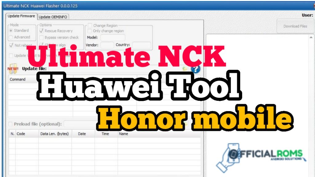 Ultimate NCK Huawei Flasher Latest Free Download