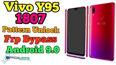 Vivo Y95 1807 Pattern unlock & Frp bypass Android 9.0 3 Vivo-Y95-1807-Pattern-Unlock
