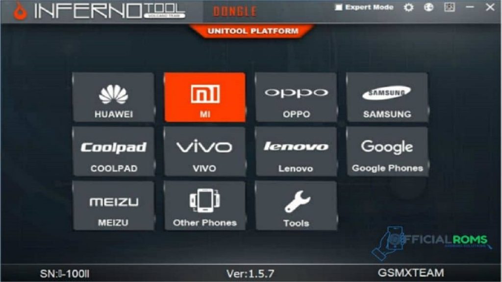 InfernoTool UniTool v1.5.7 Without Dongle Version Free Download