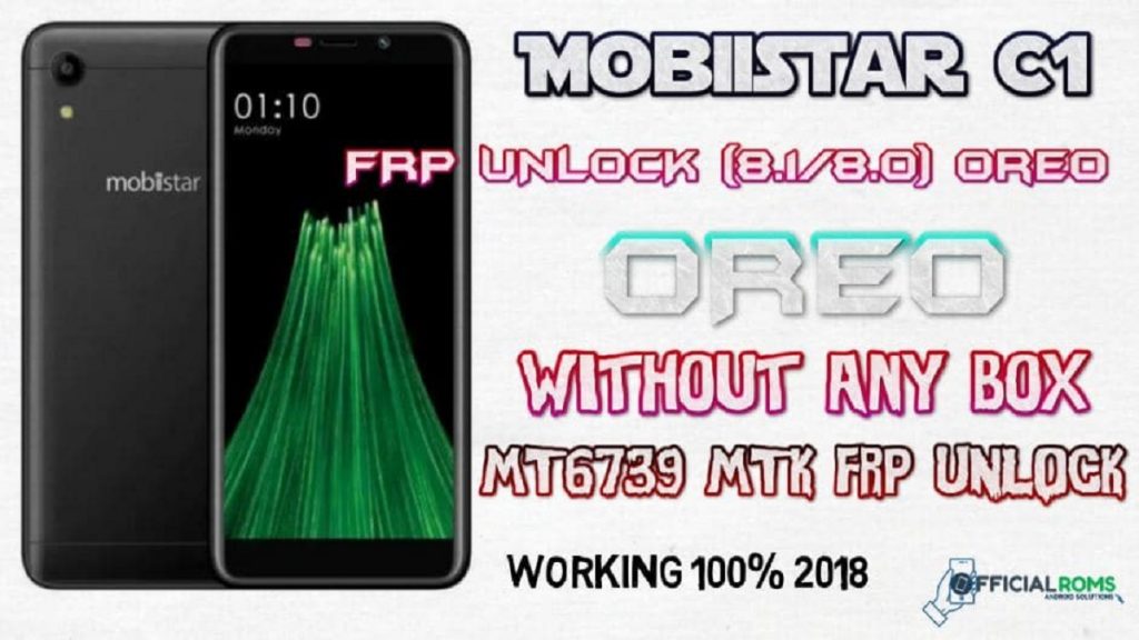 Mobiistar C1 frp Unlock