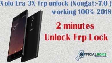 Xolo Era 3X Frp Unlock