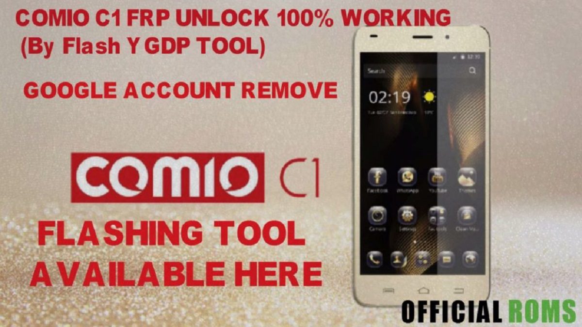 Comio C1 Stock Firmware flash file (Frp Unlock)