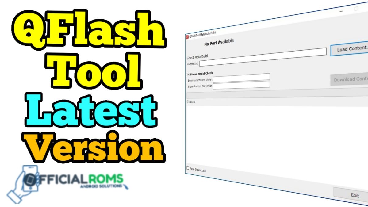 Qflash Tool Download latest Version