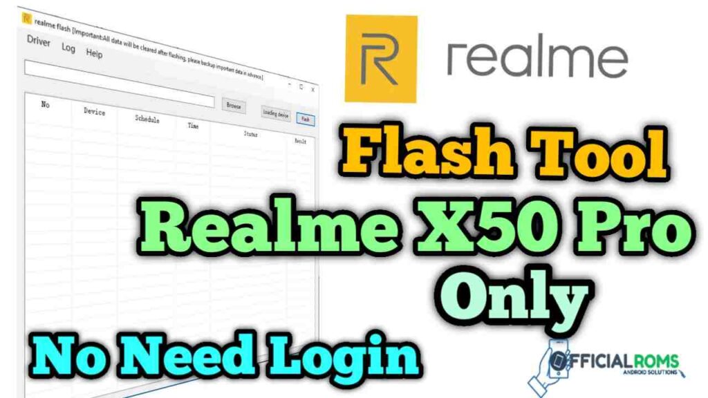Realme X50 Pro Flash Tool Offline No Need Login & ISP Pinout