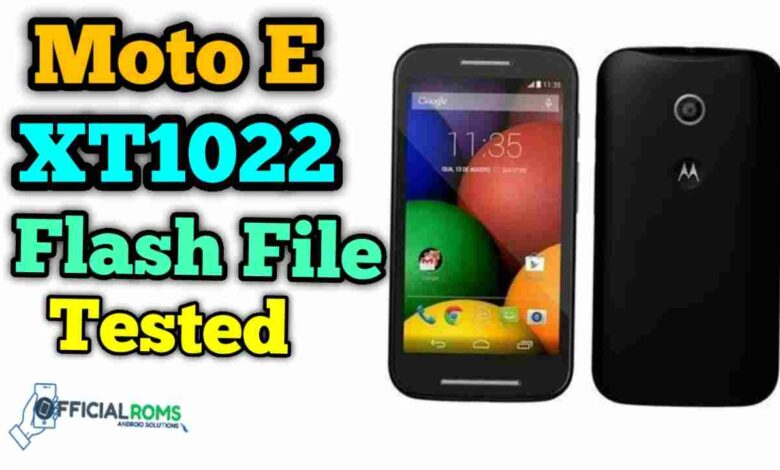 moto E xt1022 flash file With Flash Tool Full Tested Version
