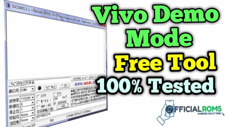 VIVO Demo Mode Remove Free Tool Download 100% Test Safe