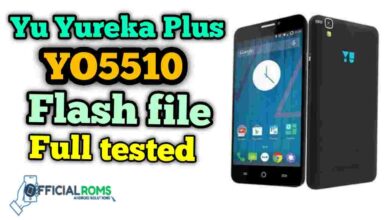 Yu Yureka Plus YO5510 flash file Tested Stock ROM