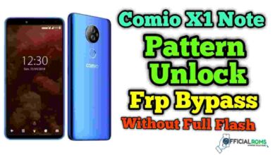 Comio X1 Note Pattern Unlock & Frp Without Flashing 2024 4 Comio X1 Note Pattern Unlock & Frp Without Flashing