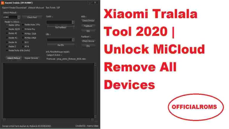 Xiaomi Tralala Tool 2020 | Unlock MiCloud Remove All Devices