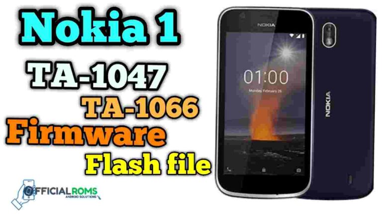 Nokia TA-1047 Flash File (TA-1066) Stock ROM)