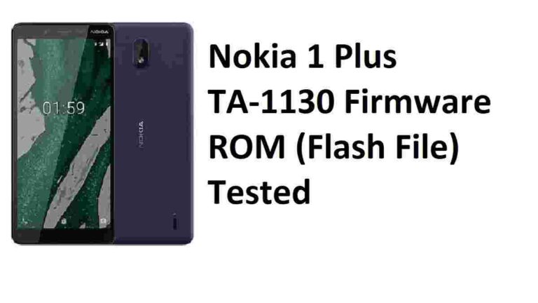 Nokia 1 Plus Flash File